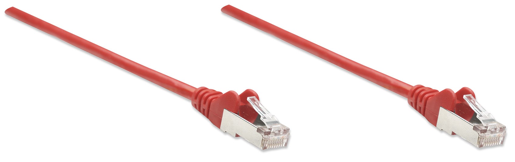 Cavo di rete Patch in Rame Schermato Cat5e Rosso F/UTP 2m - Intellinet ICOC F5E-020-RE