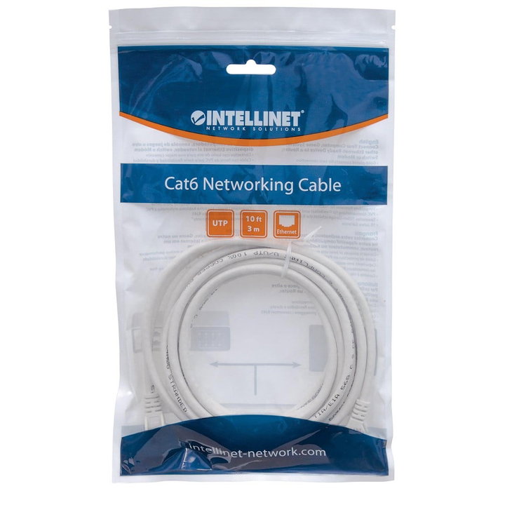 Cavo di Rete Patch in Rame Schermato Cat5e Bianco F/UTP 5m - Intellinet ICOC F5E-050-WH