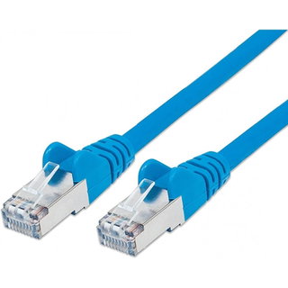 Cavo di rete patch Cat5e F/UTP schermato 10m blu - INTELLINET ICOC F5E-100-BL