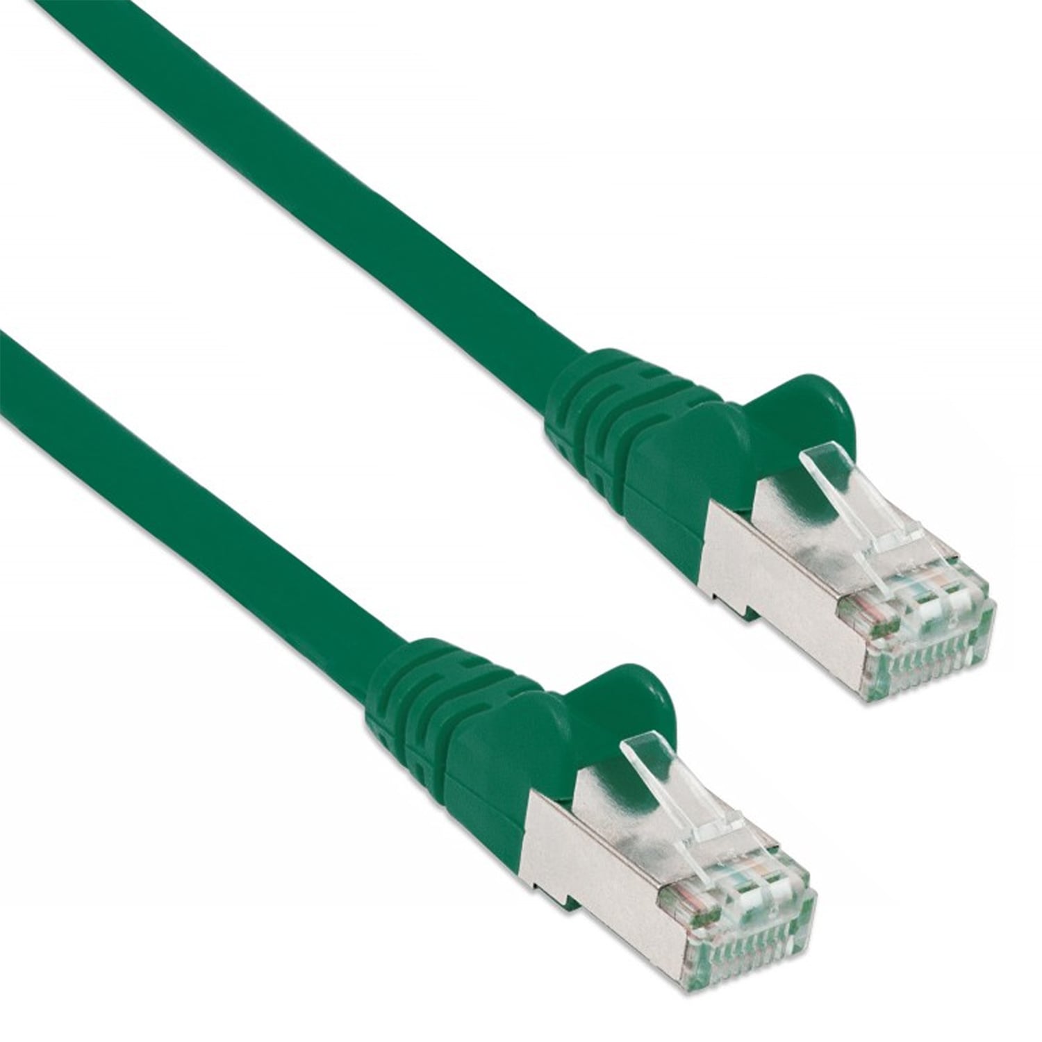 Cavo di rete Patch in Rame Schermato Cat5e Verde F/UTP 10m - Intellinet ICOC F5E-100-GREE