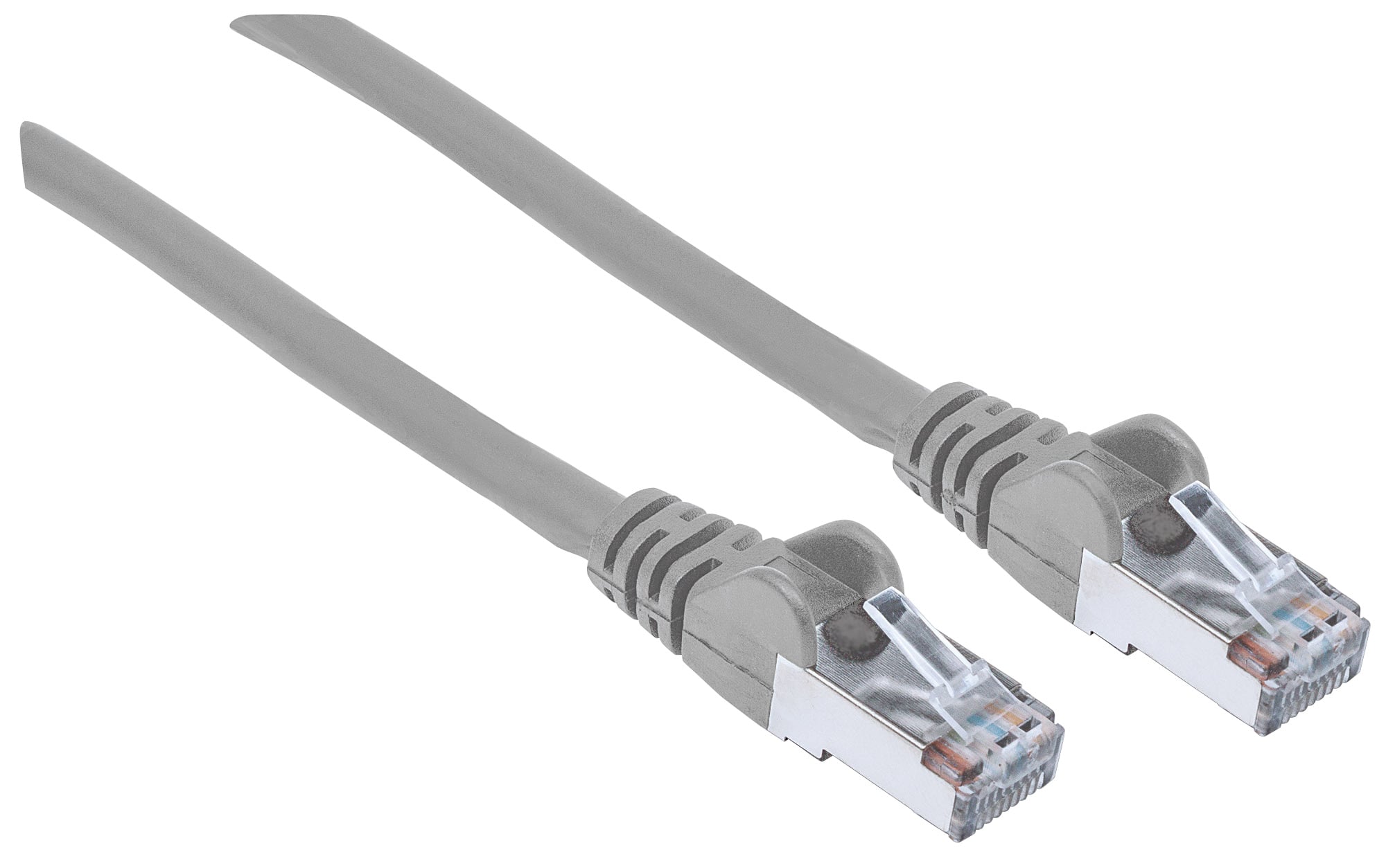 Cavo di rete Patch in Rame Schermato Cat5e Grigio F/UTP 15m - Intellinet ICOC F5E-150
