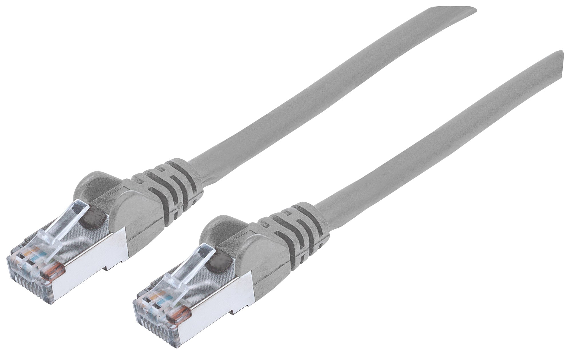 Cavo di rete Patch in Rame Schermato Cat5e Grigio F/UTP 20m - Intellinet ICOC F5E-200
