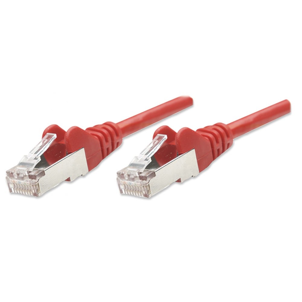 Cavo di rete Patch in Rame Schermato Cat5e Rosso F/UTP 30m - Intellinet ICOC F5E-300-RE