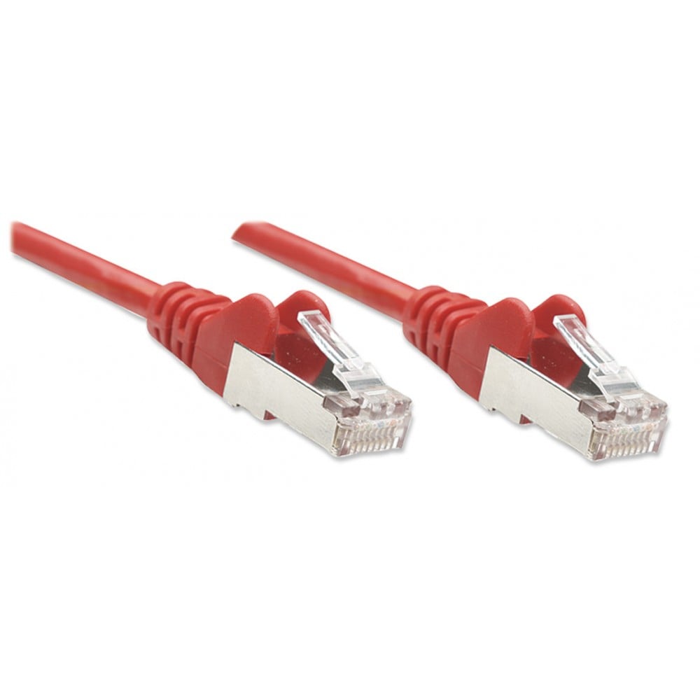 Cavo di rete Patch in Rame Schermato Cat5e Rosso F/UTP 30m - Intellinet ICOC F5E-300-RE