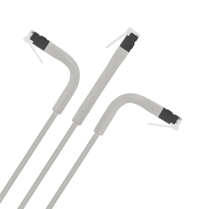 Cavo patch Cat6A F/FTP slim pieghevole grigio 0,5m - Intellinet ICOC F6A-BD-005
