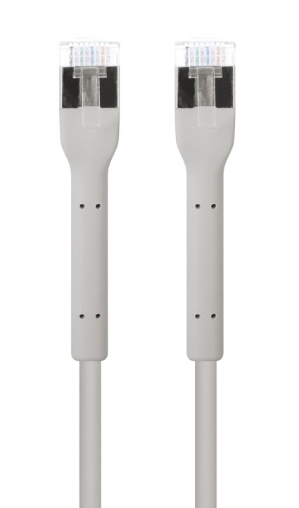Cavo patch Cat6A F/FTP slim pieghevole grigio 1,5m - Intellinet ICOC F6A-BD-015