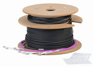 Cavo Fibra Ottica Multimodale 4 Fibre OM4 Dca LC/LC 50/125 30m - OEM ICOC FO-4-030LC-OM4T