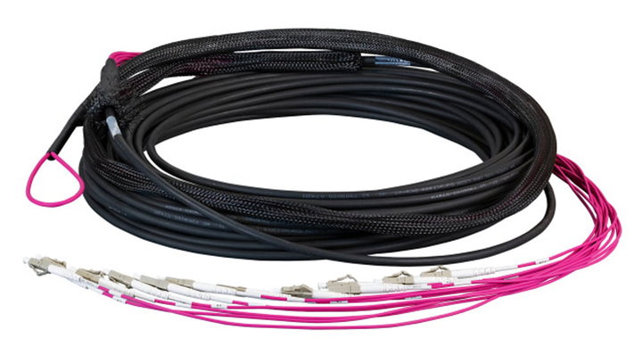 Cavo Fibra Ottica Multimodale 4 Fibre OM4 Dca LC/LC 50/125 30m - OEM ICOC FO-4-030LC-OM4T