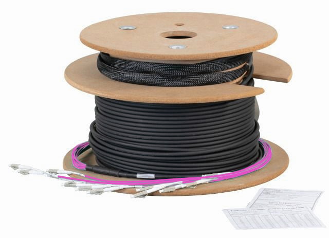 Cavo Fibra Ottica Multimodale 4 Fibre OM4 Dca LC/LC 50/125 50m - OEM ICOC FO-4-050LC-OM4T