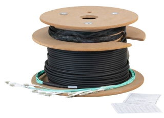 Cavo Fibra Ottica Multimodale 4 Fibre OM3 Dca LC/LC 50/125 70m - OEM ICOC FO-4-070LC-OM3T