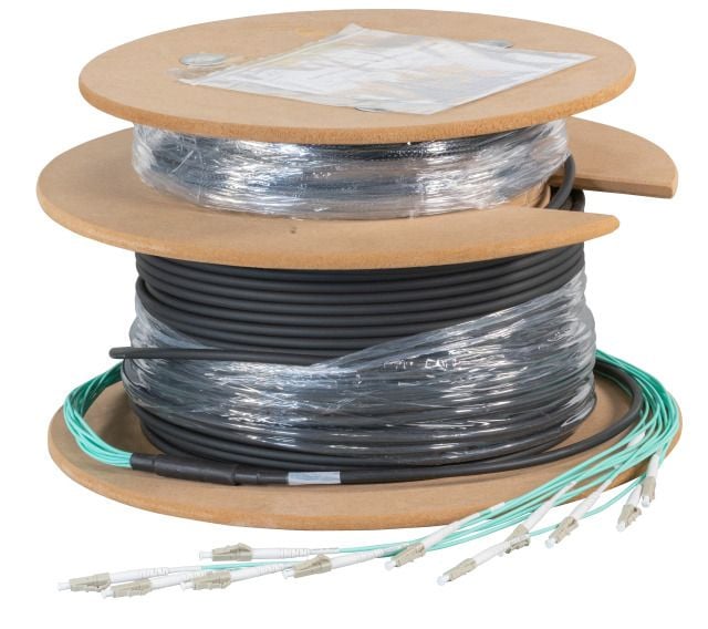 Cavo Fibra Ottica Multimodale 4 Fibre OM3 Dca LC/LC 50/125 70m - OEM ICOC FO-4-070LC-OM3T