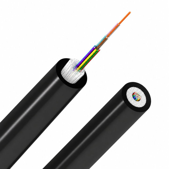 Cavo Loose Antiroditore da Esterno 12 fibre 9/125 OS2 Nero - OEM ICOC FOIRL-12FB/OS2E