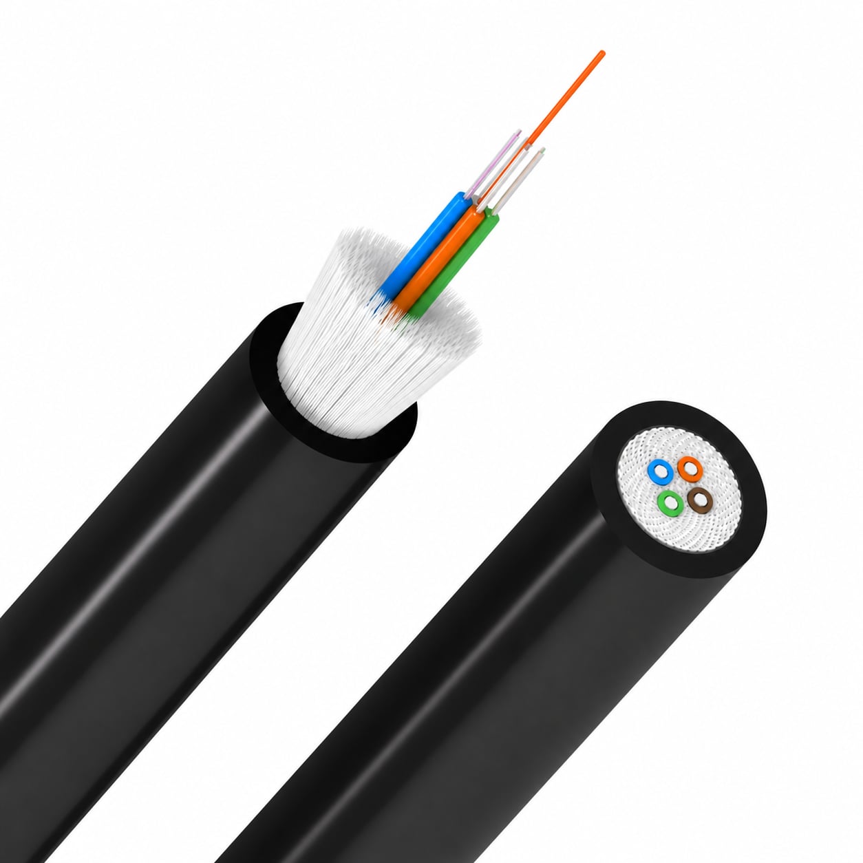 Cavo Loose Antiroditore 4 fibre 50/125 OM2 Dca LSZH Nero - ICOC FOIRL-4FB/50