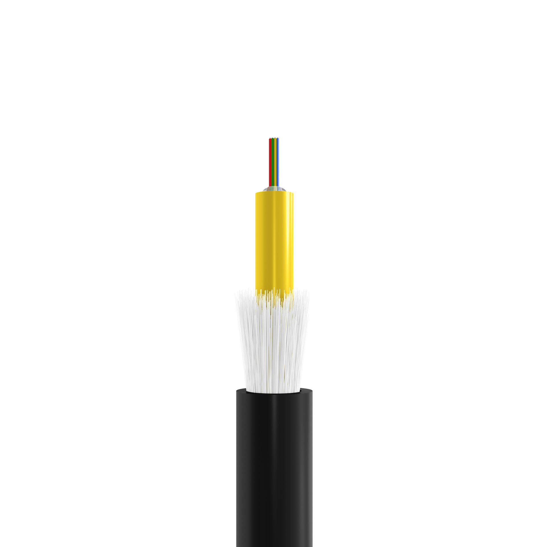 Loose Anti-corrosion Cable from 4 Exterior fibers 50 / 125 OM 3 Black - ICC FOIRL- 4 FB/OM 3 ES