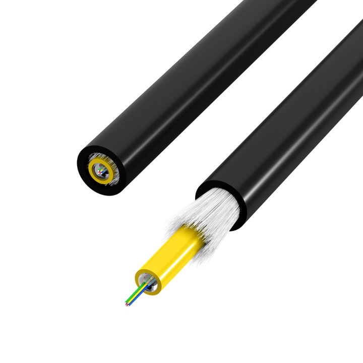 Cavo Loose Antiroditore da Esterno 4 fibre 50/125 OM3 Nero - ICOC FOIRL-4FB/OM3ES