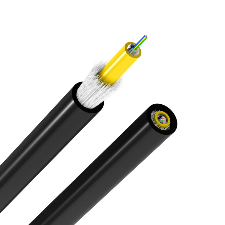 Cavo Loose Antiroditore da Esterno 4 fibre 9/125 OS2 Nero - OEM ICOC FOIRL-4FB/OS2E