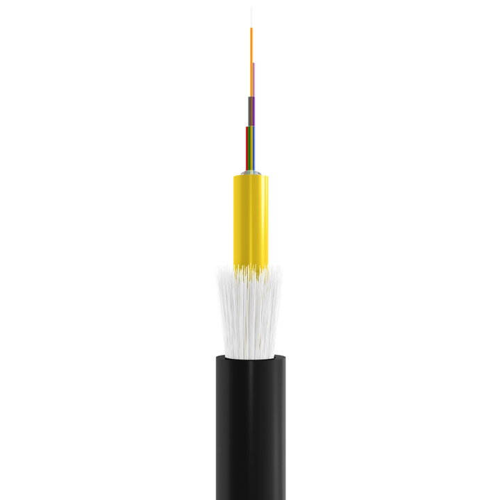 Cavo Loose Antiroditore da Esterno 8 fibre 50/125 OM3 Nero - OEM ICOC FOIRL-8FB/OM3ES