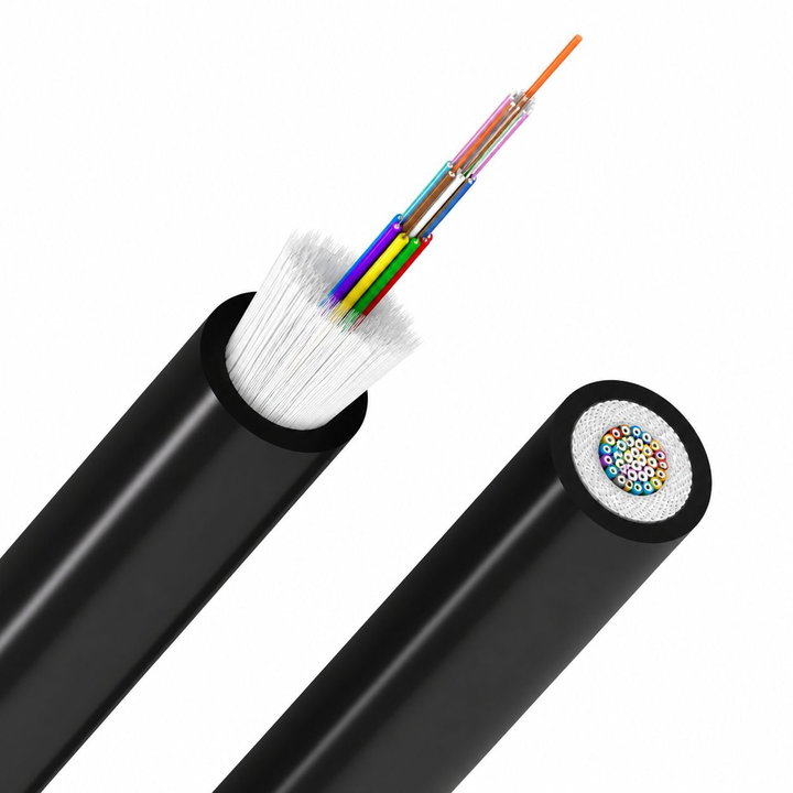 Cavo Loose Antiroditore 24 fibre 9/125 OS2 B2ca LSZH nero - ICOC FOIRL-B2-24/OS2