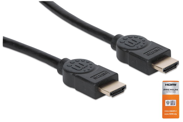 Cavo HDMI High Speed con Ethernet Premium 1m - Manhattan ICOC HDMI-4-010M