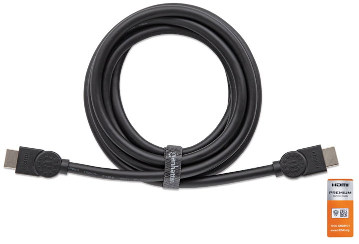 Cavo HDMI High Speed con Ethernet Premium 1m - Manhattan ICOC HDMI-4-010M
