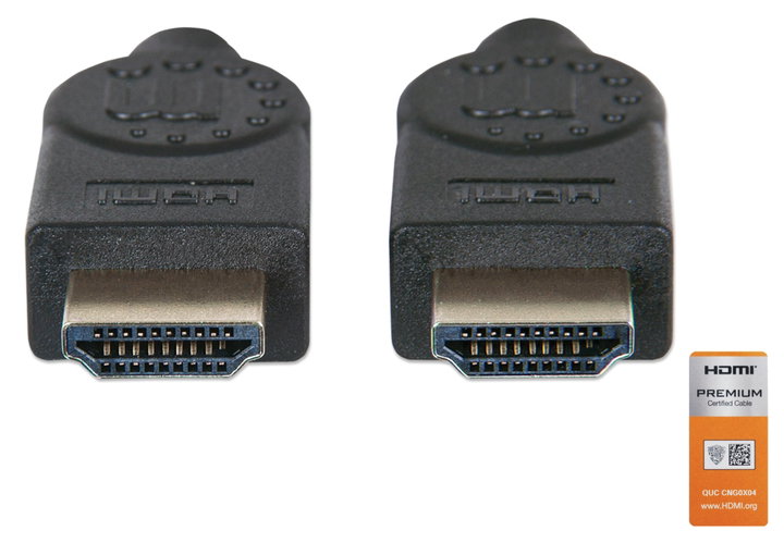 Cavo HDMI High Speed con Ethernet Premium 1,8m - Manhattan ICOC HDMI-4-020M