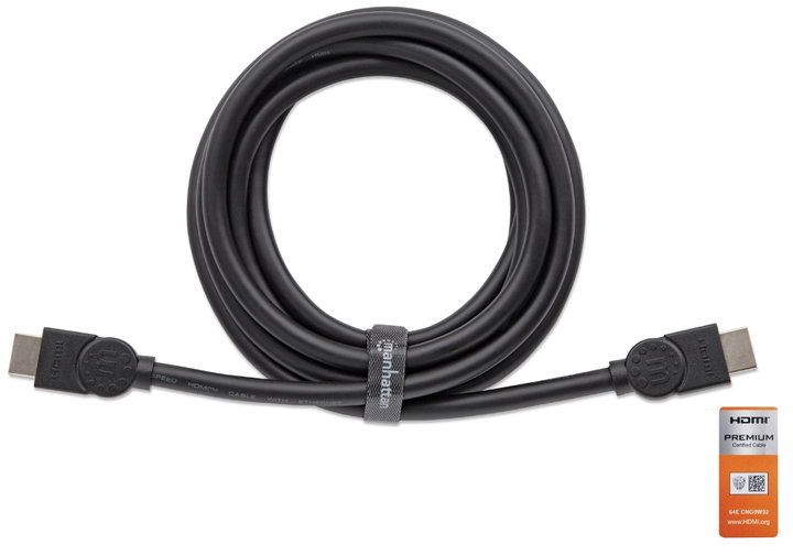 Cavo HDMI High Speed con Ethernet Premium 1,8m - Manhattan ICOC HDMI-4-020M