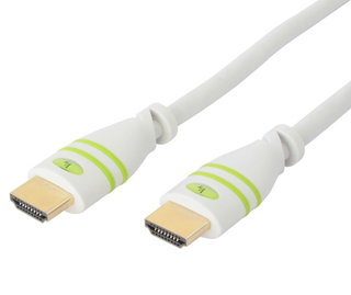 Cavo HDMI High Speed con Ethernet A/A M/M 2m Bianco - Techly ICOC HDMI-4-020WH