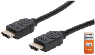 Cavo HDMI High Speed con Ethernet Premium 5m - Manhattan ICOC HDMI-4-050M