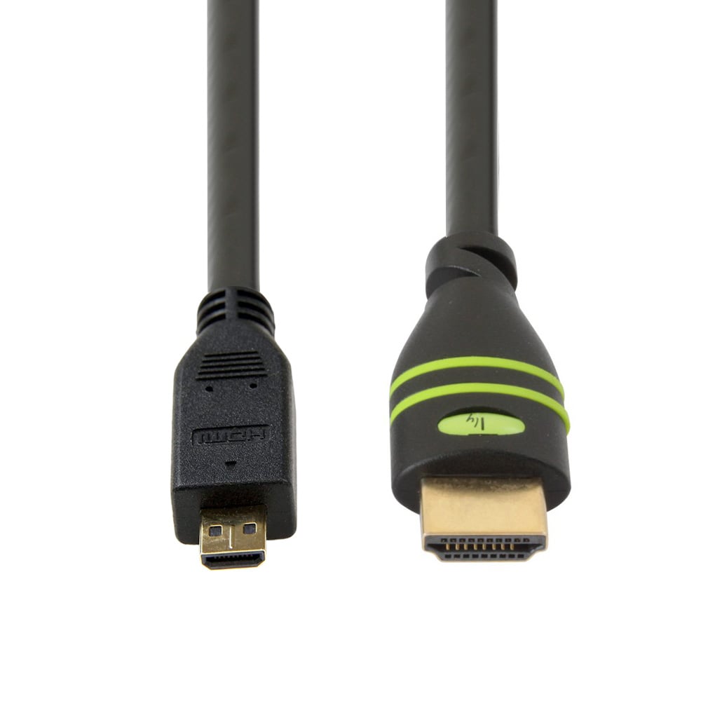 Cavo HDMI™ Highspeed con Ethernet Channel 1.4 A M/ Micro D M, 1m - Techly ICOC HDMI-4-AD1
