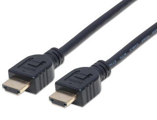 Cavo HDMI CL3 High Speed con Ethernet 5m nero - Manhattan ICOC HDMI-CL3-050