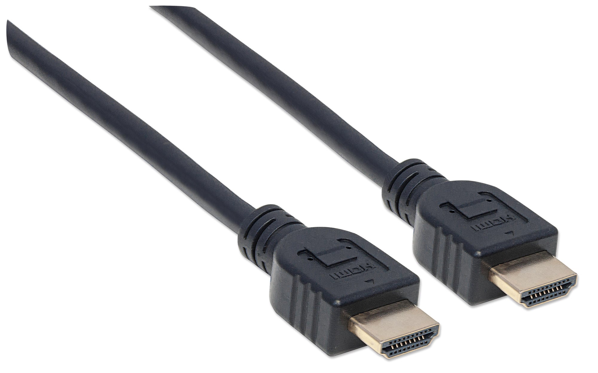 Cavo HDMI CL3 High Speed con Ethernet A/A M/M 5m Nero - Manhattan ICOC HDMI-CL3-050