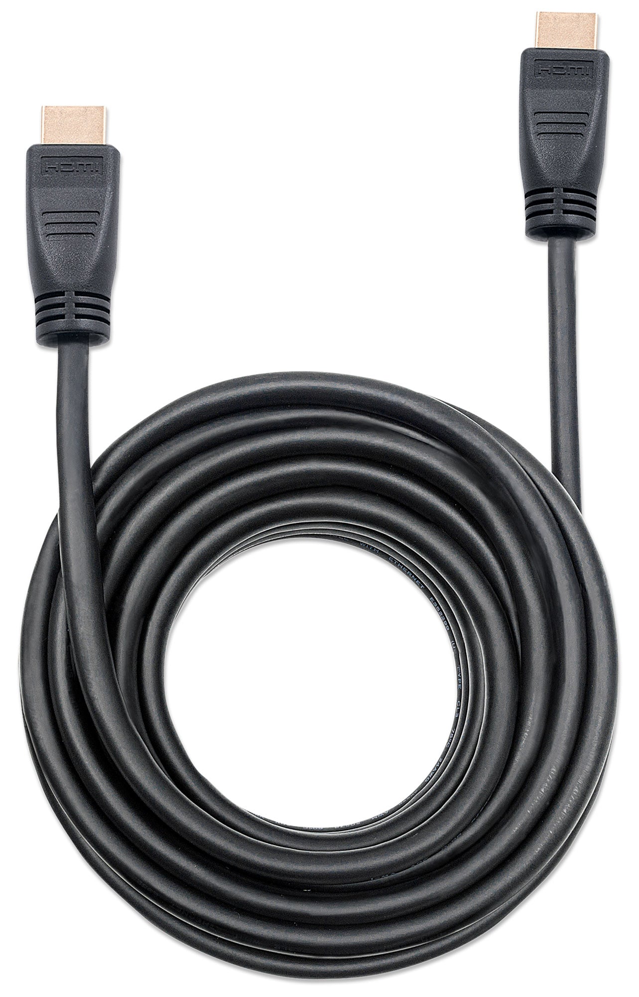 Cavo HDMI CL3 High Speed con Ethernet A/A M/M 8m Nero - Manhattan ICOC HDMI-CL3-075