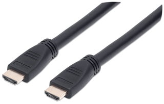 Cavo HDMI CL3 High Speed con Ethernet A/A M/M 10m Nero - Manhattan ICOC HDMI-CL3-100