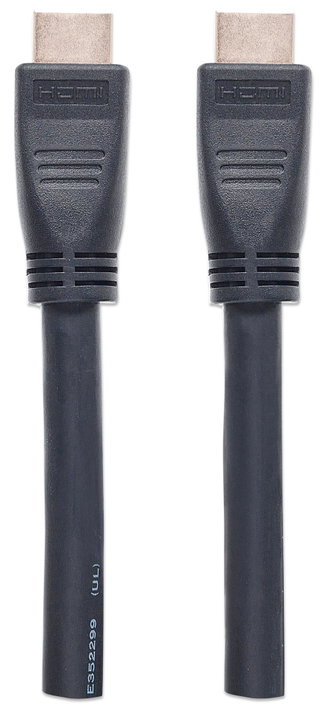 Cavo HDMI CL3 High Speed con Ethernet A/A M/M 15m Nero - Manhattan ICOC HDMI-CL3-150