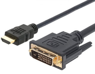 Video cable from HDMI to DVI-D M/M 5 m - Techly ICOC HDMI-D- 045