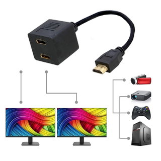 Cavo Video Splitter HDMI M a 2x HDMI F - Techly ICOC HDMI-F-002