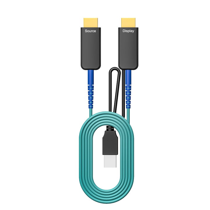 Cavo in Fibra Ottica Pura HDMI 48 Gbps 50m - Techly ICOC HDMI-FO-050