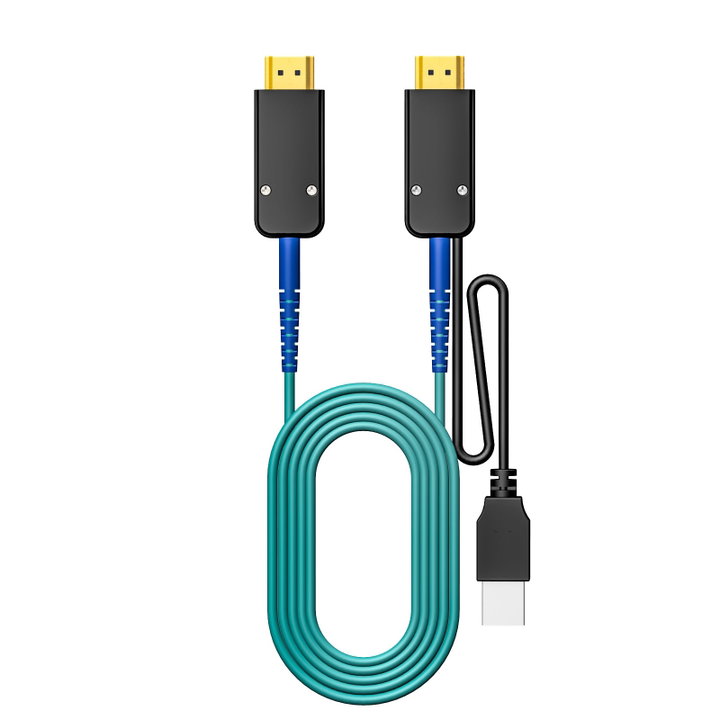 Cavo in Fibra Ottica Pura HDMI 48 Gbps 50m - Techly ICOC HDMI-FO-050