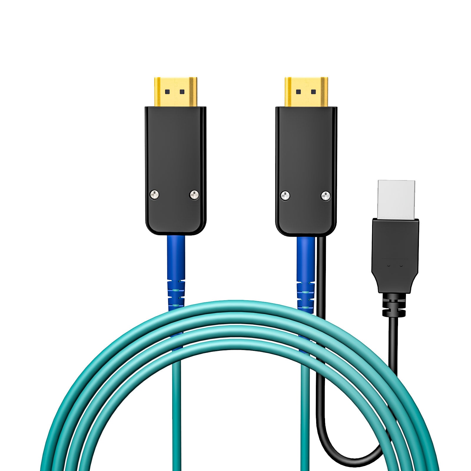 Pure Optical Fiber HDMI Cable 48 Gbps 50m - Techly ICOC HDMI-FO-050