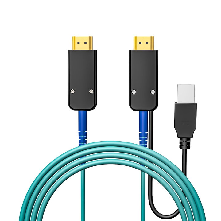 Cavo in Fibra Ottica Pura HDMI 48 Gbps 50m - Techly ICOC HDMI-FO-050