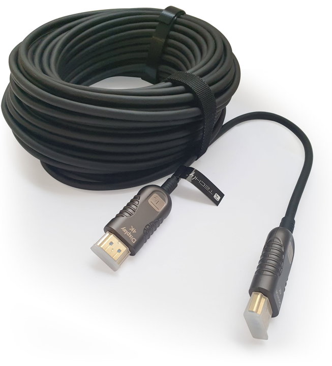 Optical Cable Active HDMI 2.0 AOC 4 K 18 Gbps HDMI A/A M/M 30 m - Techly ICOC HDMI-HY 2 - 030