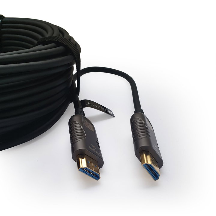 Optical Cable Active HDMI 2.0 AOC 4 K 18 Gbps HDMI A/A M/M 30 m - Techly ICOC HDMI-HY 2 - 030