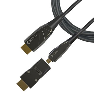 Cavo HDMI A/A Micro HDMI AOC Fibra Ottica 4K 10m - Techly ICOC HDMI-HY2D-010