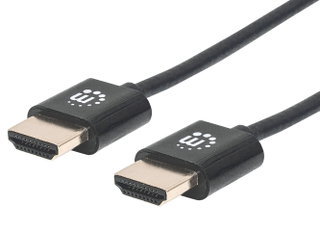 Cavo HDMI High Speed con Ethernet Ultra Sottile 1m - Manhattan ICOC HDMI-SLM-010