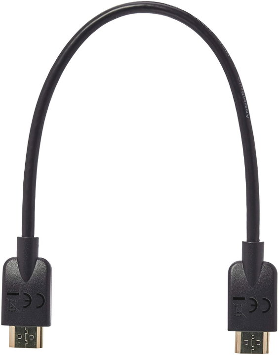 HDMI 2.0 High Speed A/A M/M 0,5 m Black - Techly ICOC HDMI 2 - 4 - 005 T