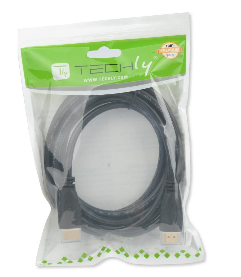 Cavo HDMI™ 2.0 A/A M/M 2m Nero - Techly ICOC HDMI2-4-020