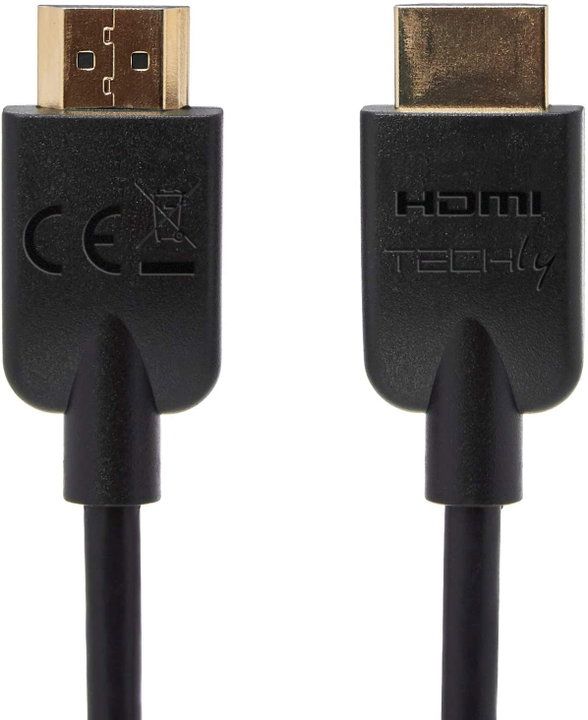 HDMI 2.0 High Speed A/A M/M 3 m Black - Techly ICOC HDMI 2 - 4 - 030 T