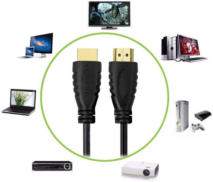 Cavo HDMI 2.0 A/A M/M 9m nero - Techly ICOC HDMI2-4-090