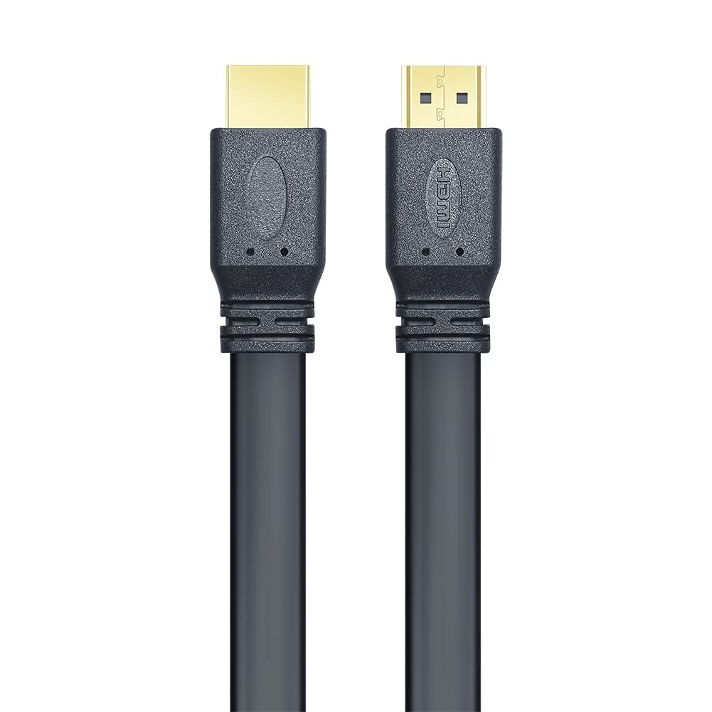 HDMI 2.0 High Speed cable with Ethernet A/A M/M 2 plate m - Techly ICOC HDMI 2 -FE- 020 TY
