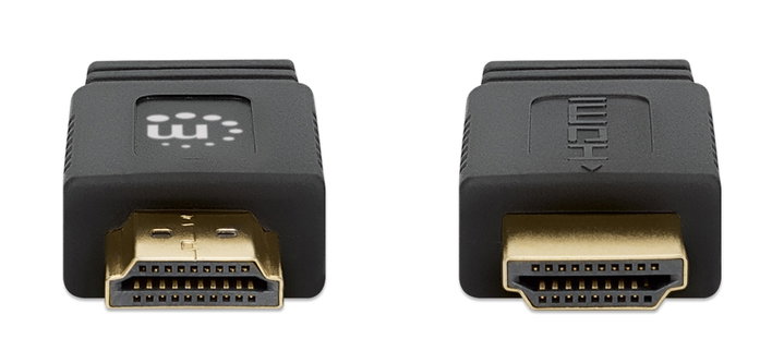 Cavo HDMI High Speed With Ethernet Piatto 3m nero - Manhattan ICOC HDMI2-FE-030MH